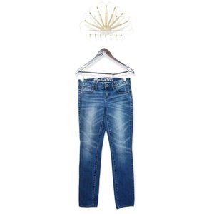 Madewell Mid Rise Slim Straight Leg Dark Wash Jeans Size 24 x 32